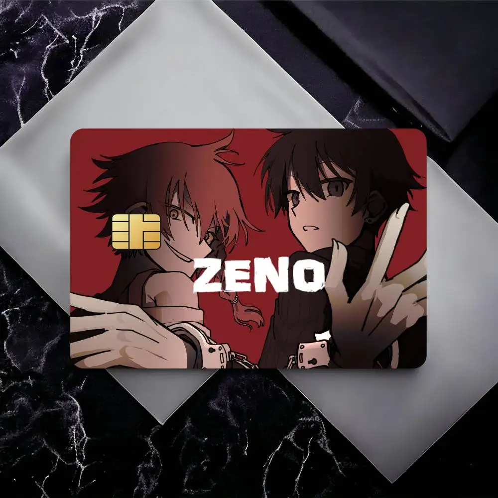 Game Z-Zeno Remake Film Skin Card Sticker For Bank Bus Metro Credit Debit Card Waterproof