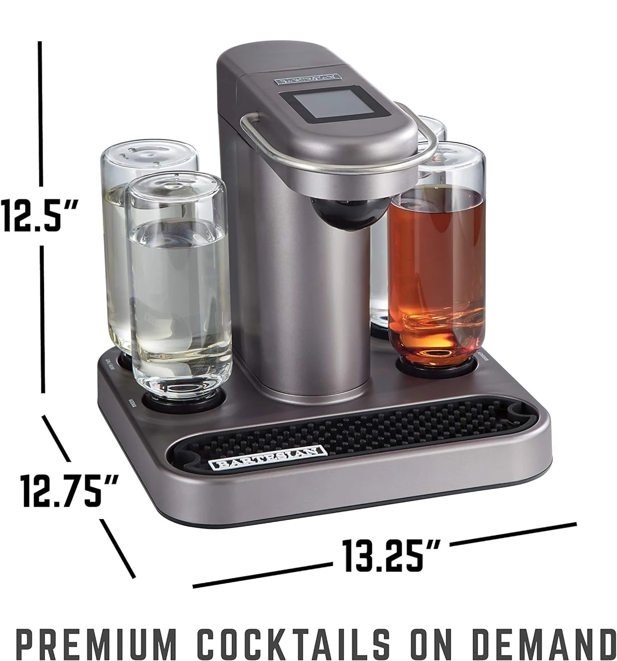 Premium Cocktail and Beverage Machine, Push-Button Simplicity, Easy to Clean Design, Home Bar