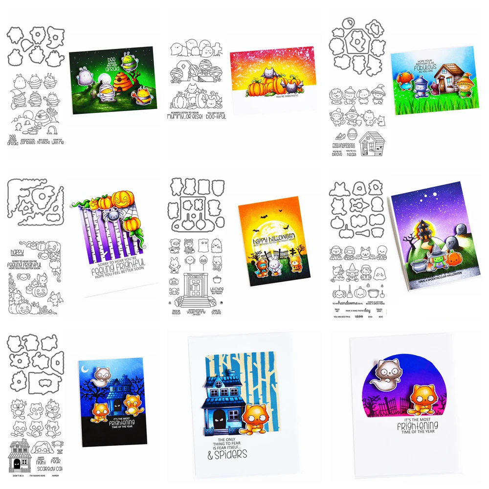 

Прозрачные штампы для вырезания «мама», «Тыква»