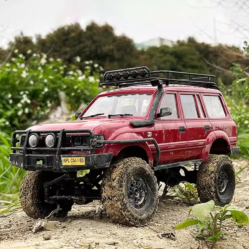 Wpl C54 Land Cruiser Lc80 Napęd na cztery koła Wspinaczka Zdalnie sterowany Pojazd terenowy dla dorosłych Zmodyfikowany samochód zabawkowy dla dzieci