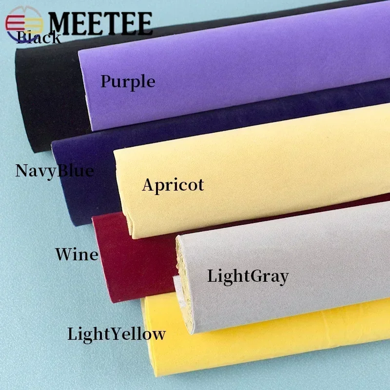 50/100*145cm 0.5mm Thick Self Adhesive Velvet Fabric Sticky Flock Fabrics DIY Jewelry Box Sofa Table Car Drawer Liner Backing