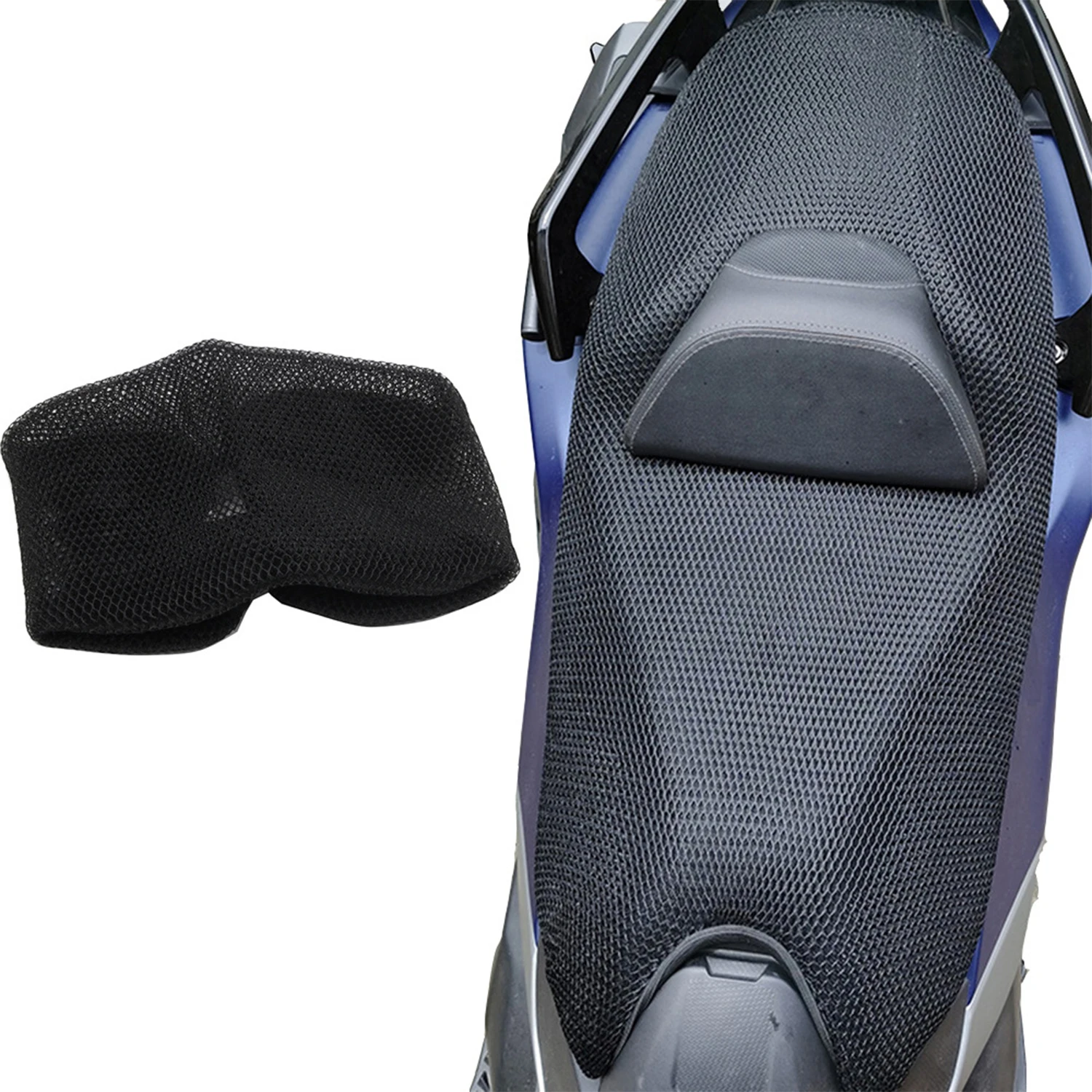Sarung Jok Jaring 3D untuk Maxsym Sanyang TL500 Sarung Jok Bantalan Kain Anti Selip Sepeda Motor Maxsym Sanyang TL500