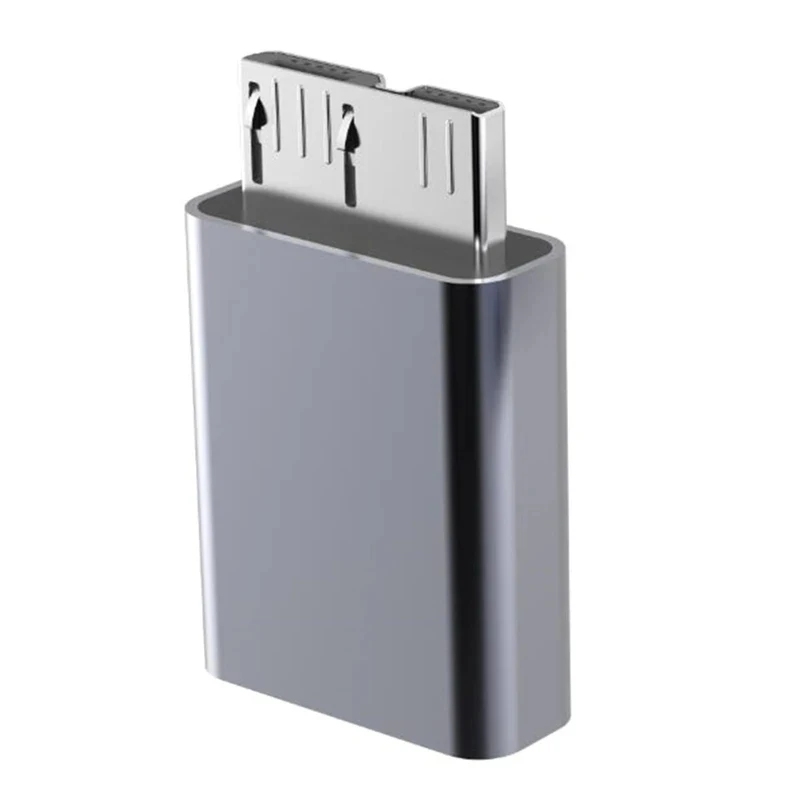 1-6pcs Micro B USB C 3.0 Male to Type C Female Adapter Type-C USB3.0 Micro B Connector for External Hard Drive Disk Cable