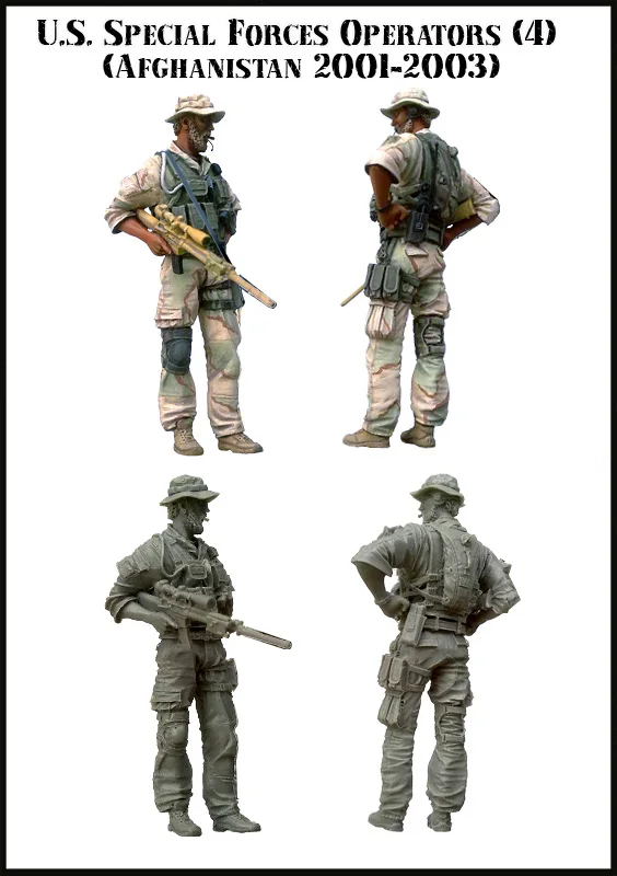 1/35 resin figure unpainted resin kits soldiers miniatures KT0645