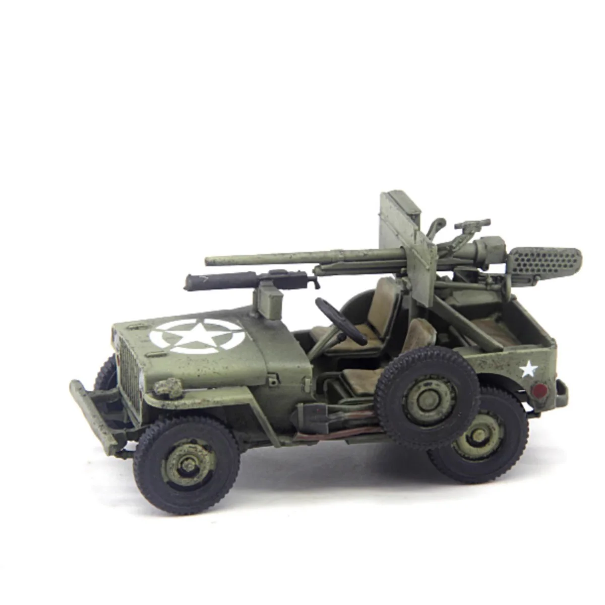 

1: 72 scale LE2002 Willis M1917 water-cooled machine gun equipped with 37mm gun 2024 simulation collection finished product mode