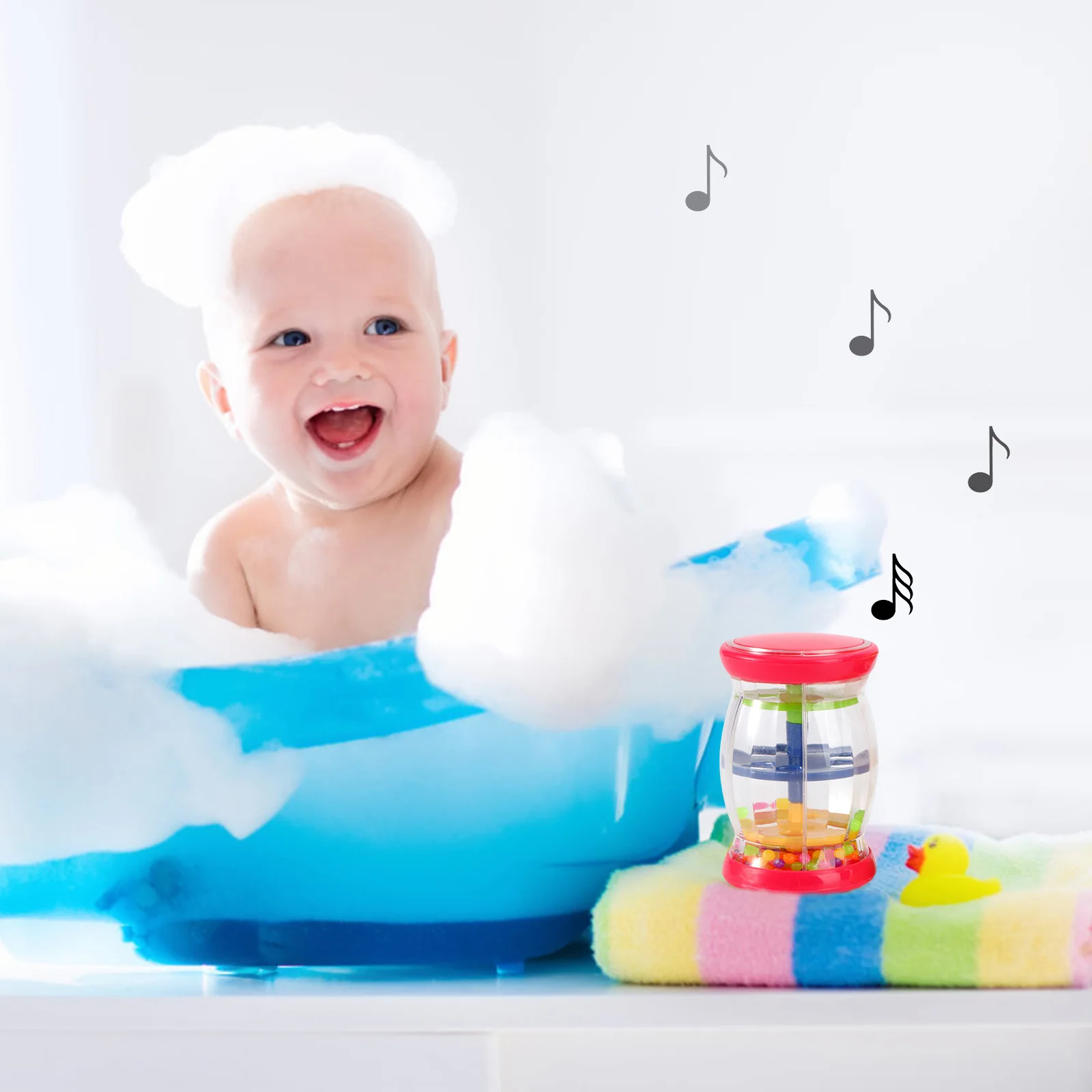 2pcs Rattles Musical Toys Plastic Baby Instruments Shaking Sounder Gifts Toddler Educational Playthings