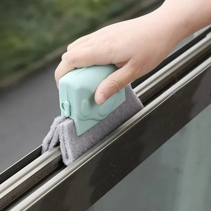 Creative Groove Cleaning Cloth Magic Cleaning Brush Detachable Door Window Slot Brushes Kitchen Slot Decontamination Clean Tool