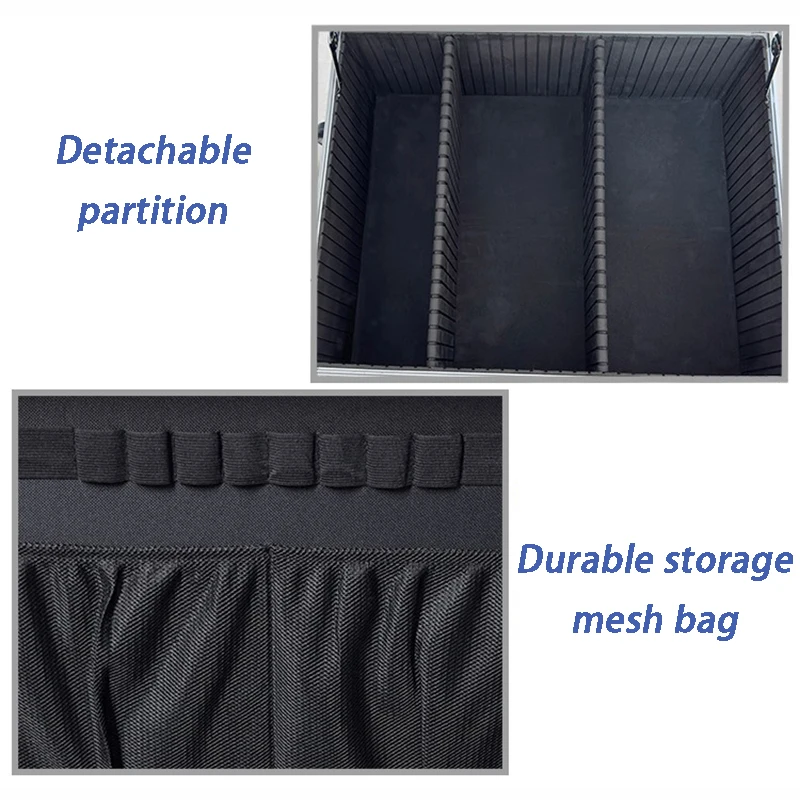 Trekstang Gereedschapskist Instrument Apparatuur Veiligheid Bescherming Dozen Draagbare Hardware Gereedschap Opbergkoffer Grote Gereedschap Organizer Dozen