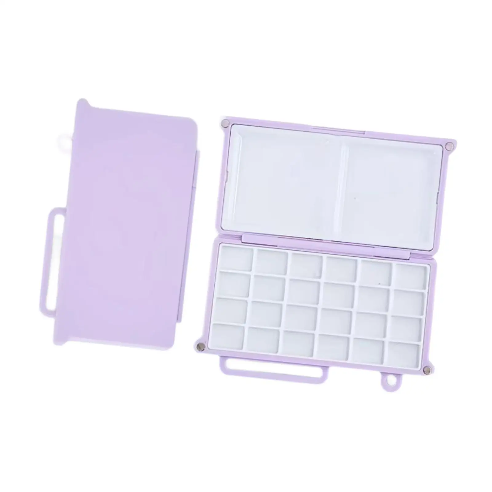 Empty Paint Palette Pocket Watercolor Mini Paint Mixing Box Lightweight PP Material Suitable for Artists Students Outdoor Use