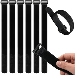 10pcs nylon Cable Ties Reusable Hook and Loop Strap for Organizing Wires and Cords - Secure and Convenient Fastening Solution