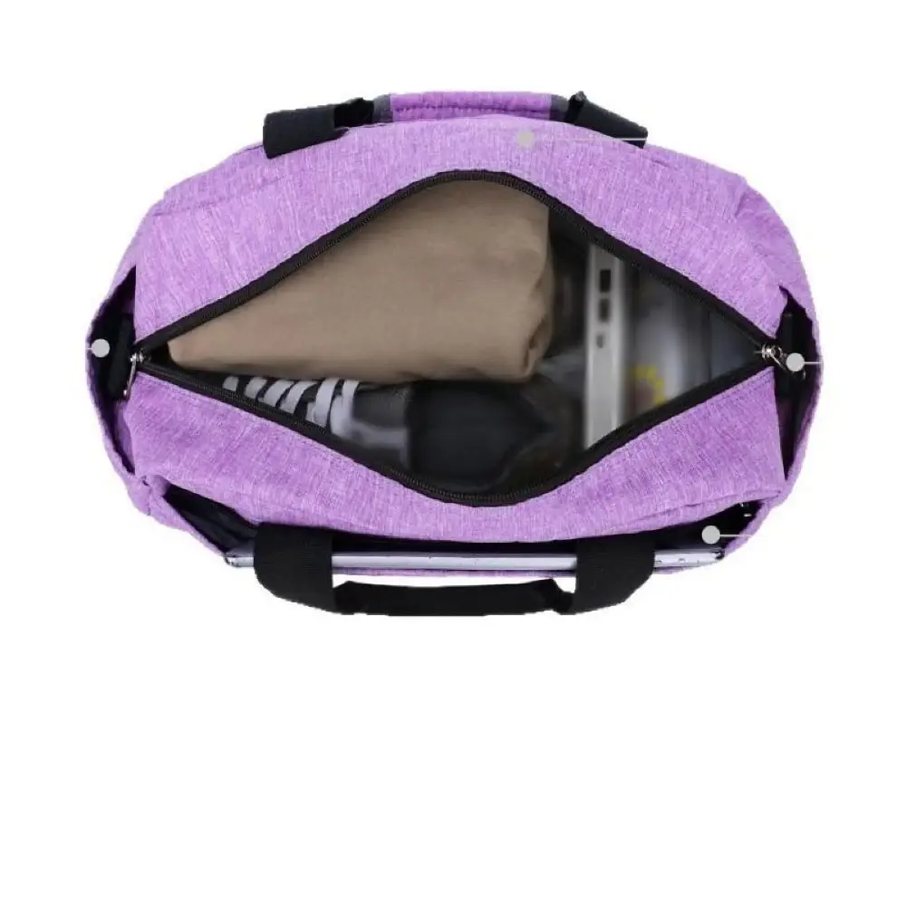 Multi Pockets Sports Gym Bag Adjustable Shoulder Strap Large Capacity Fitness Tote Carry On Lightweight Travel Duffel Bag