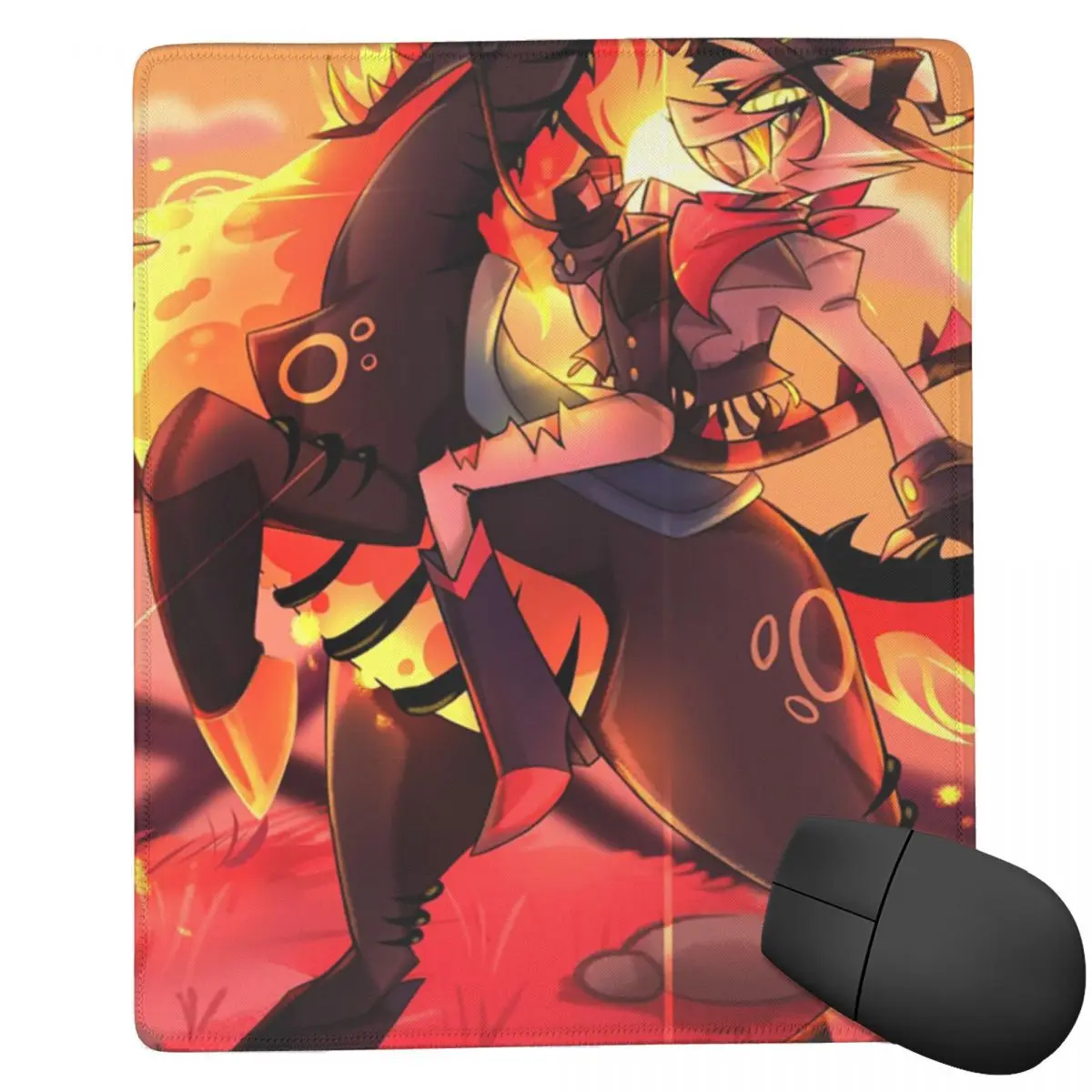 Anime Helluva Boss Striker Mouse Pad Computer Keyboard Mouse Mat Gaming PC Laptop Desk Mat Office Accessories