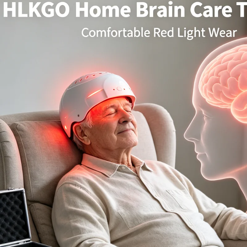 Clinical Grade 1070nm 23W 810nm PBM Brain Helmet 436 LEDs 4-Zone Adjustable NIR Light for Cognitive Enhancement