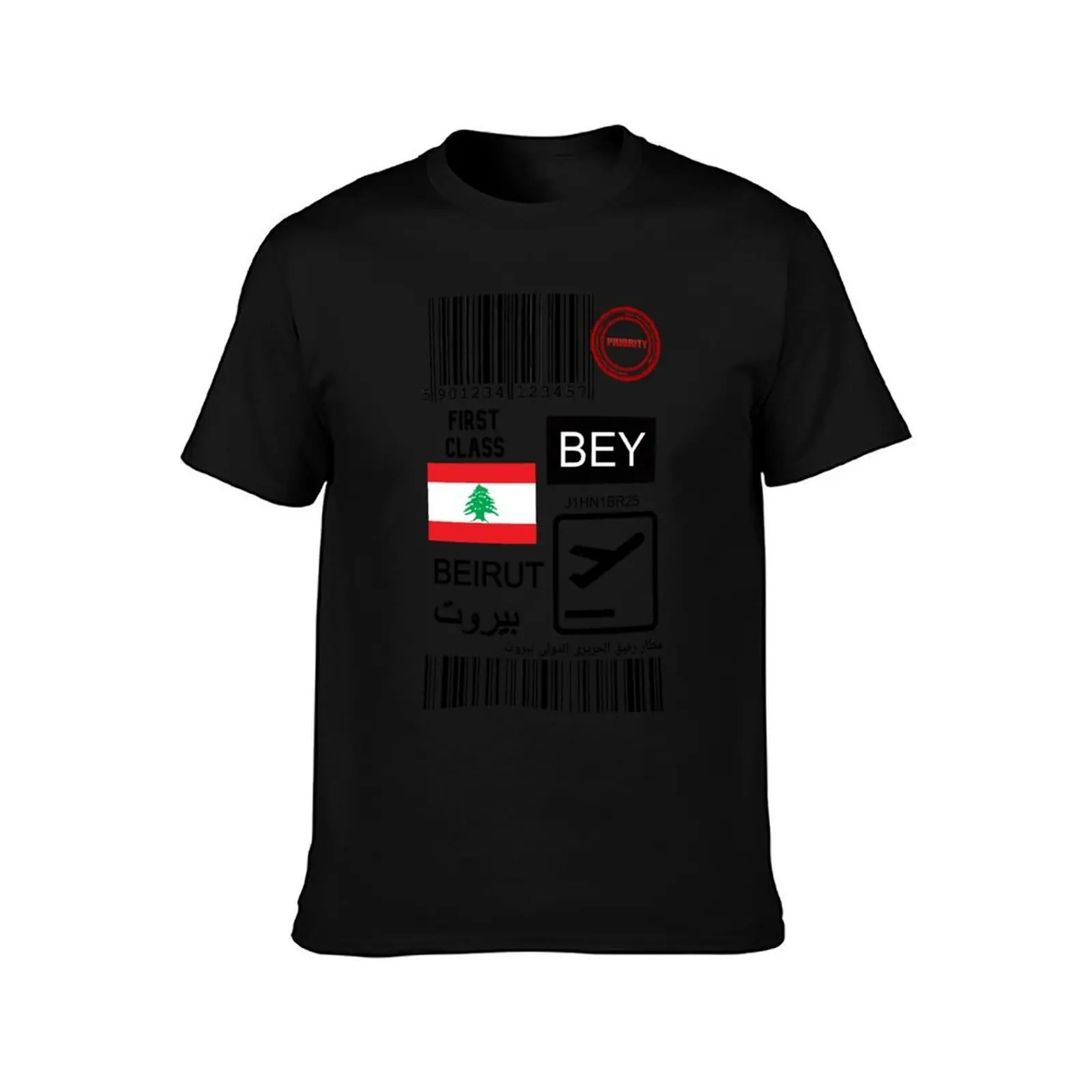 Beirut-Rafic Hariri International Airportluggage tag / ticket T-Shirt Quick Dry Light Sports T-Shirt