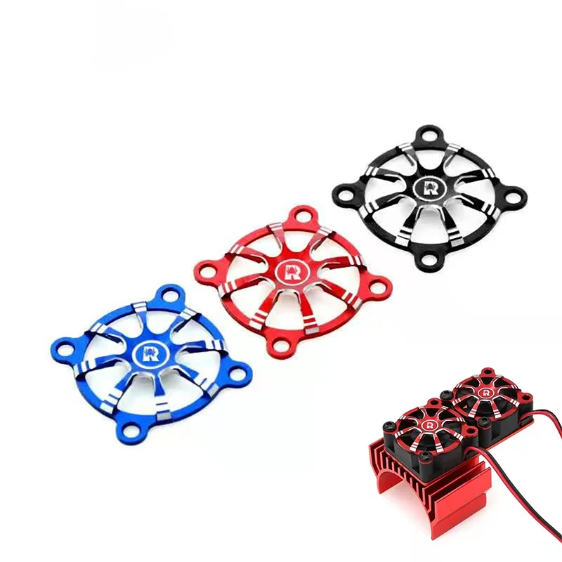 Metal 30mm Motor Cooling Fan Protective Shell For DIY RC Car Boat Crawler Monster Truck Dust‑Proof Heat‑Dissipation Guard