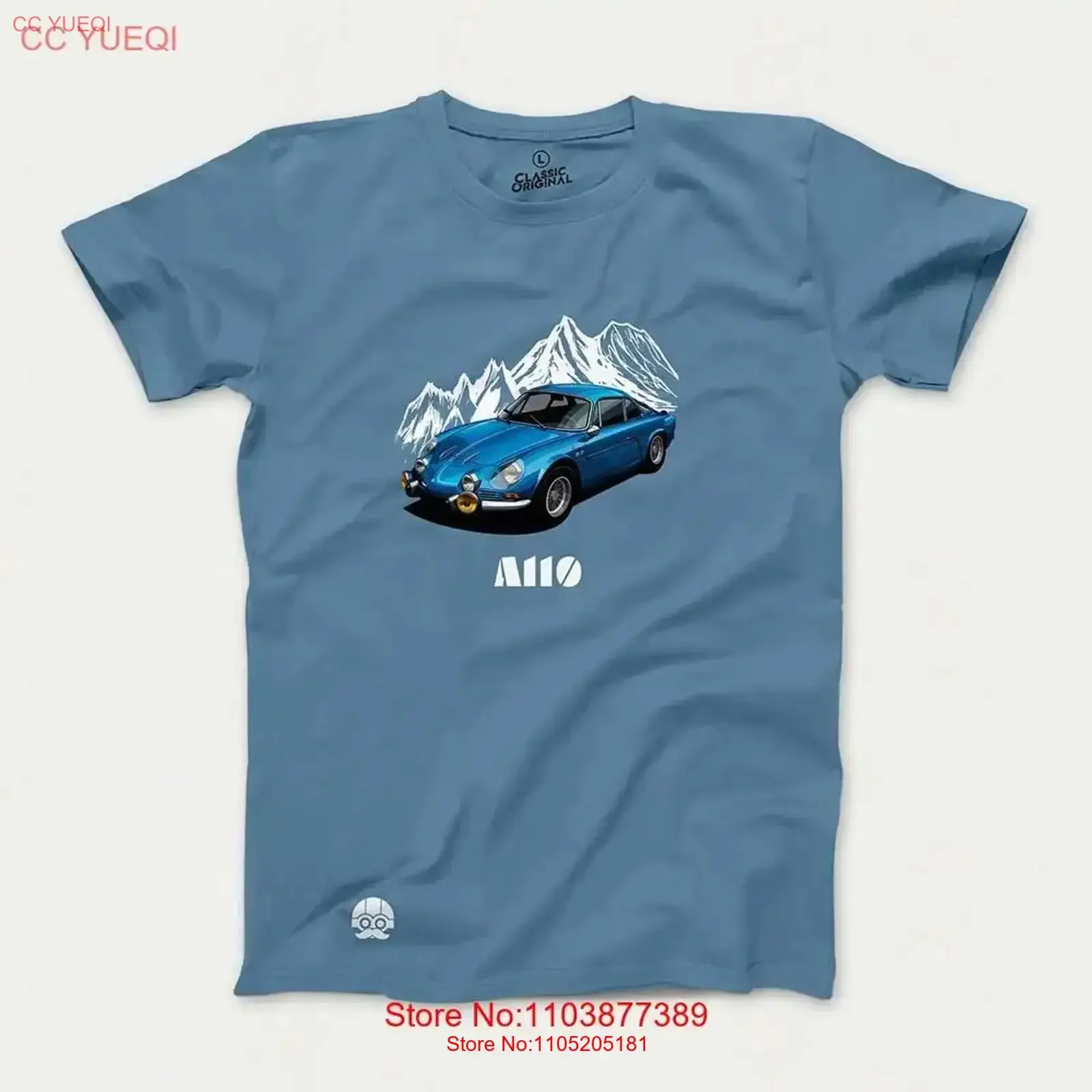 

Классическая мужская футболка Rally Car A110, винтажная одежда для энтузиастов для бензиновых головок, суперкар, винтажный стираный топ для повседневной носки