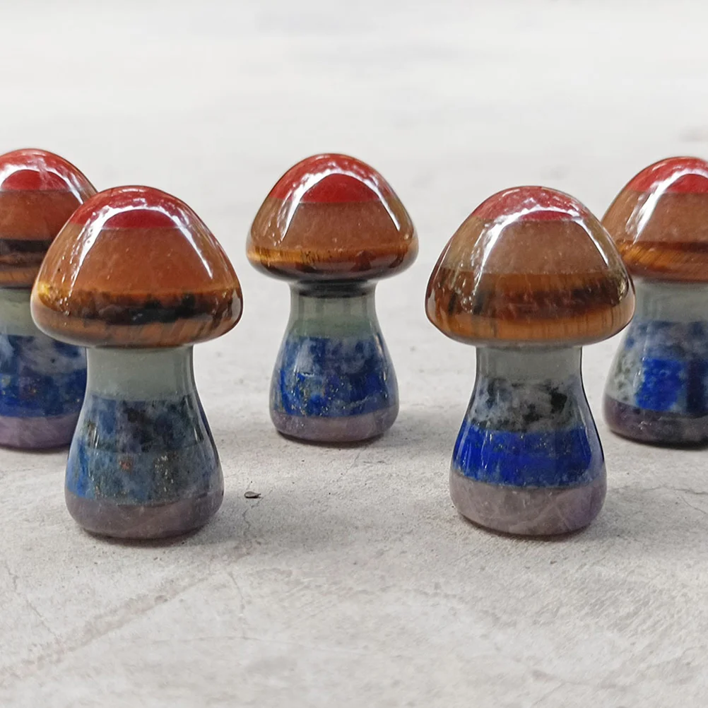 เห็ดคริสตัลหินอัญมณีFigurine MiniนวดหินขูดBoard Guashaเครื่องมือ