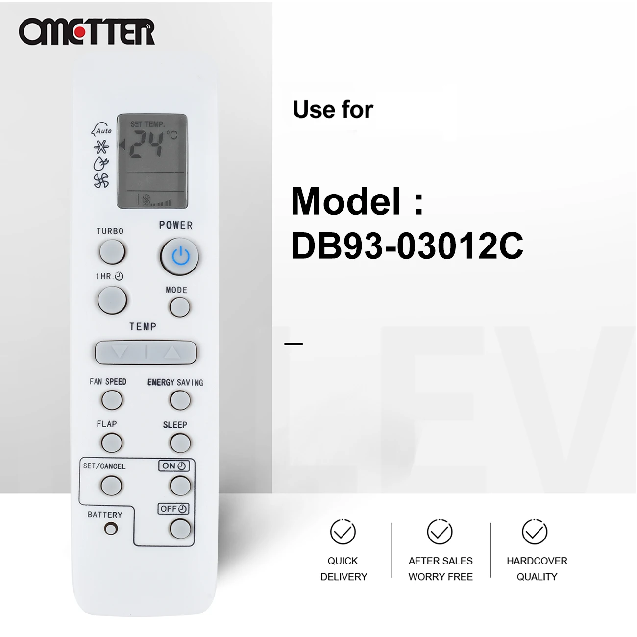 DB93-03012C مناسبة لأجهزة سامسونج تكييف الهواء التحكم عن بعد ARC-1405 ARC-1404 BD93-03012D KT3X010