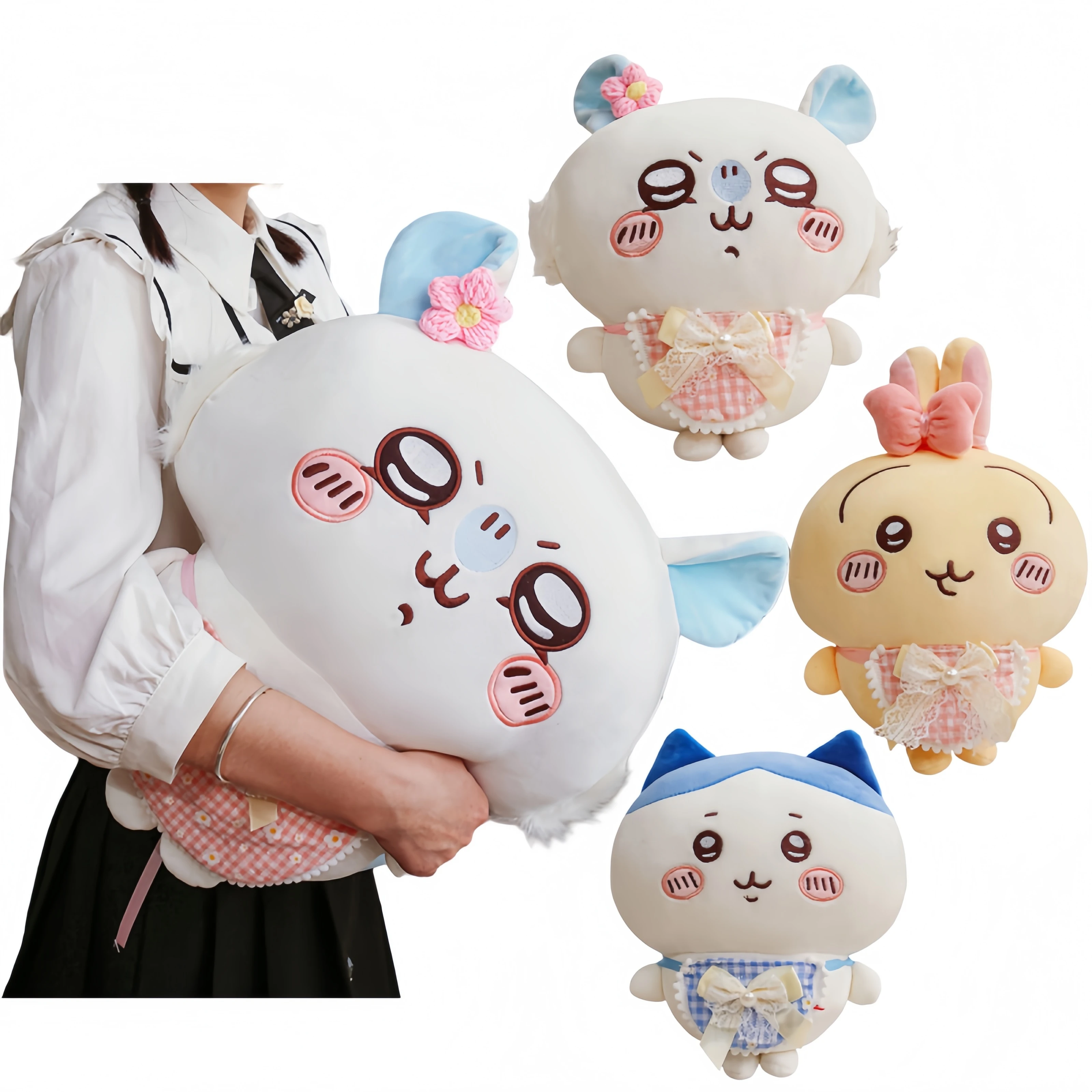 

Милая плюшевая игрушка Usachi Chiikawa, одежда Jiikawa Hachi, самодепоступательный медведь, мягкая кукла, домашний декор, подушка, игрушка для детей, подарки