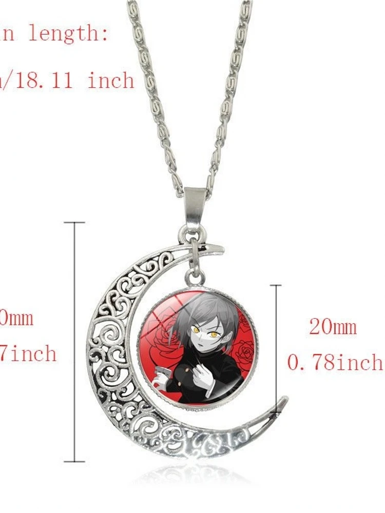 Anime Jujutsu Kaisen Itadori Yuji Satoru Gojo Ryomen Sukuna Cosplay Delicacy Necklace Hollow Out Pendant  Ambitus