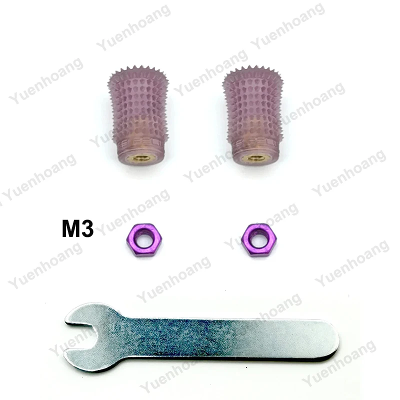 1Pair M3 M4 Gimbal Stick Ends Replacement Joystick Cap Thumb Grips Compatible with Helloradio V14/RadioMaster TX12/Jumper T20