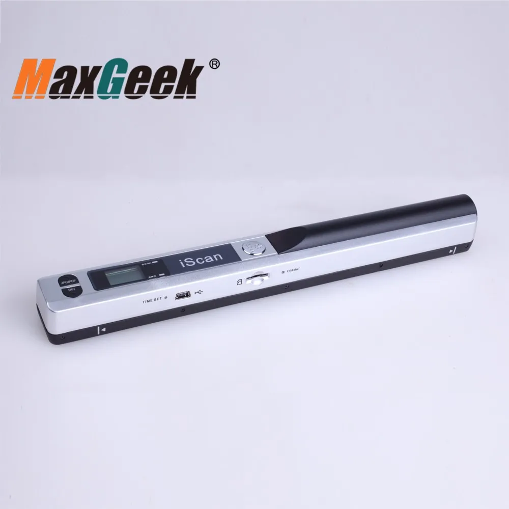 Maxgeek Iscan Scanner Portabel มือถือ A4 Scanner 900DPI สนับสนุน JPEG PDF สำหรับครอบครัวและสำนักงานใช้