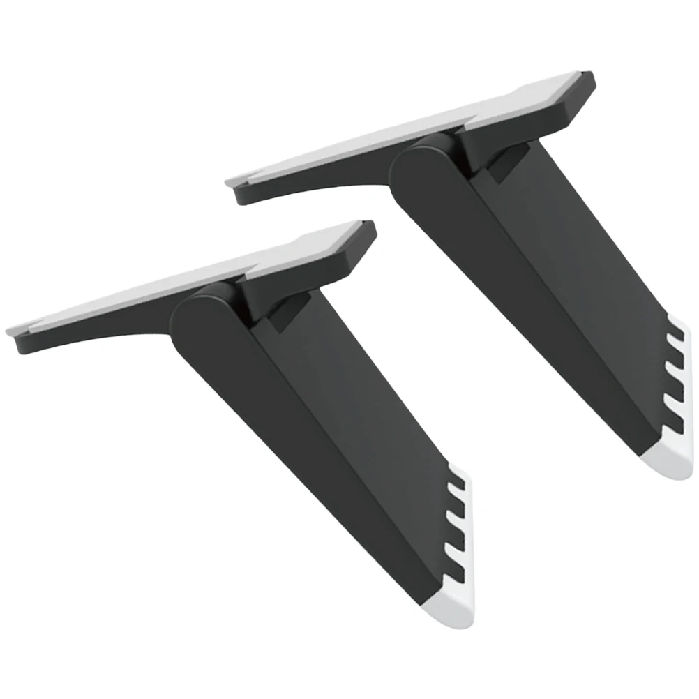 

2 Pcs Laptop Stand Notebook Cooling Rack Portable Riser Angled Abs Support Desk Mini Stands Heat Dissipation Ergonomic Design