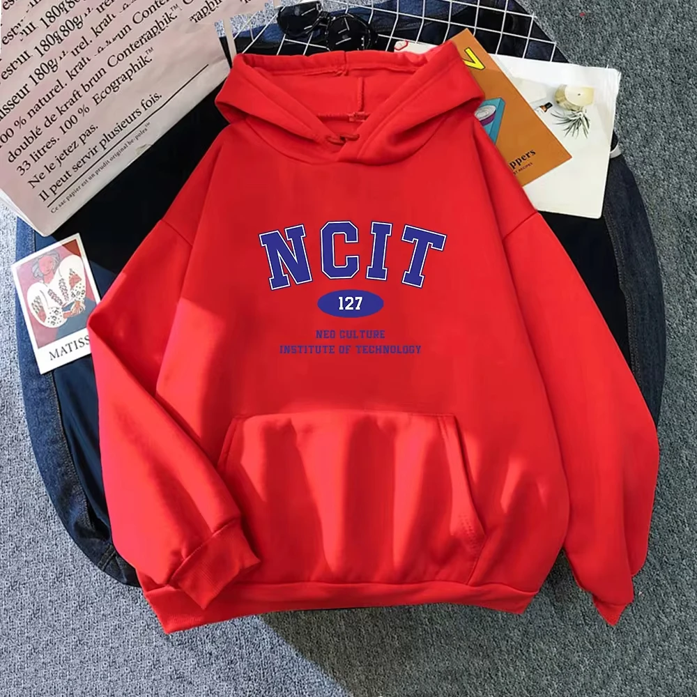 NCT 127 Hoodie Classic Winter Warm Flecee Women/men Hoodies Spring/Autumn Unisex Sweatshirt Vintage Sudaderas