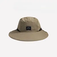 Unisex Summer Wide Brim Waterproof and Quick-drying Panama Caps Outdoor Visor Bucket Hats Mesh Breathable Sun Hat with Neck Flap