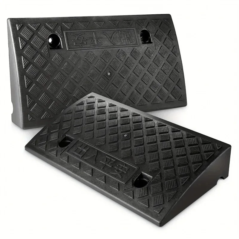 Plastic Driveway Portable Triangular Driveway Ramps Residential Area Roadside Ramps School Threshold Garage Threshold Curb Ramp