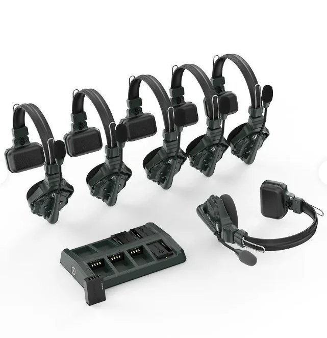 

Hollyland Solidcom C1 4S Full Duplex Wireless Intercom System With 4 Headsets