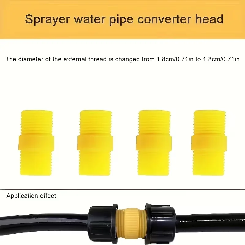6pcs Multi Style Spraying Rod Handle Conversion Connector for Agricultural Electric Sprayer Garden Spraying Watering Accessories
