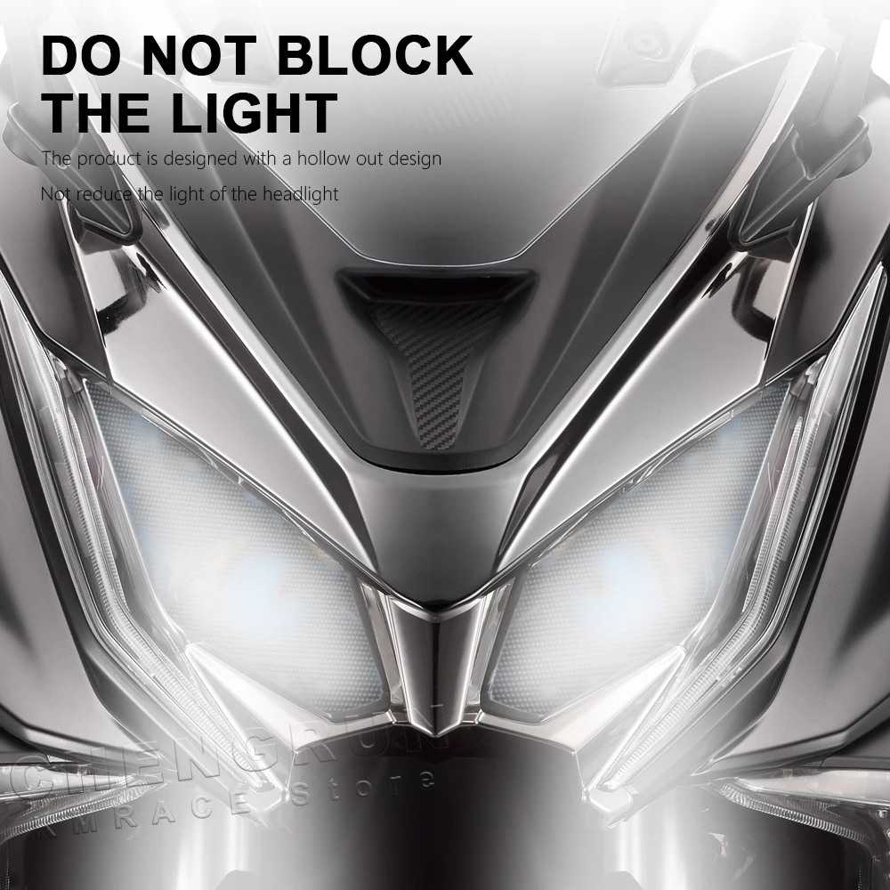 مصباح أمامي للدراجات النارية مقاوم للماء ، شارات للدراجات النارية ، كيمكو ، AK550 ، ملصق ، من من من من الخارج ، إكسسوارات