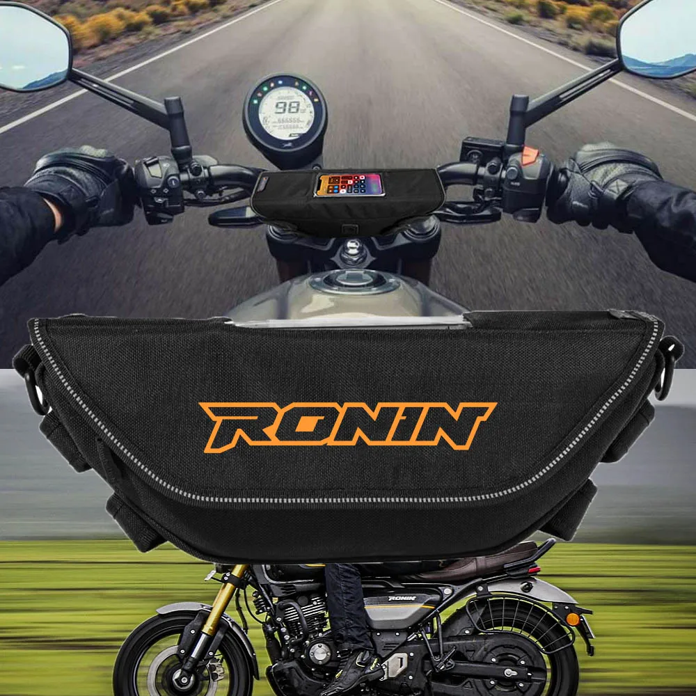 

Для TVS RONIN ronin Ronin аксессуары для мотоциклов водонепроницаемая и Пыленепроницаемая сумка для хранения руля сумка для навигации