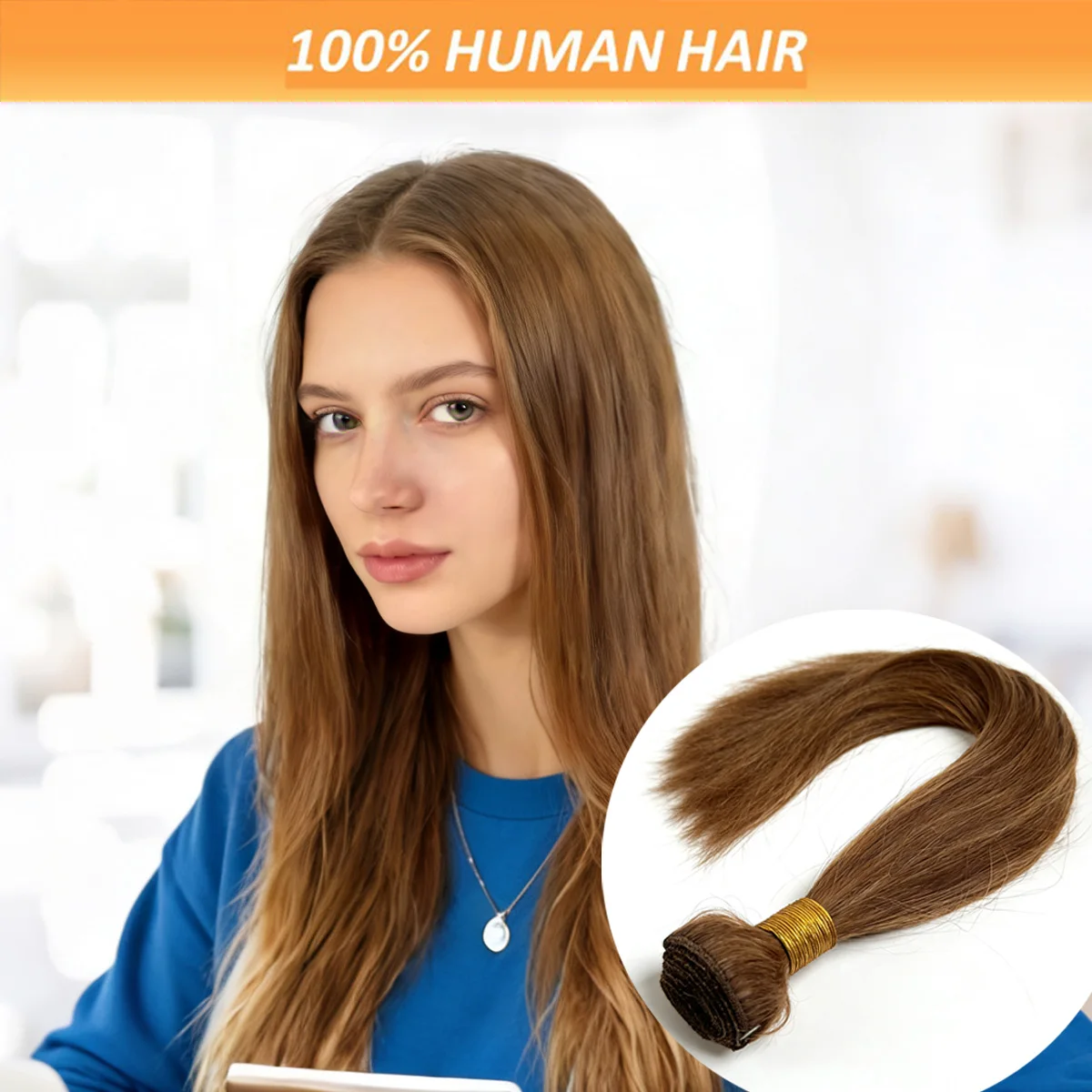 

Цвет на 1 комплект # 6 прямых пучков волос, 100% наращивание человеческих волос, необработанные бразильские прямые пучки девственницы для женщин