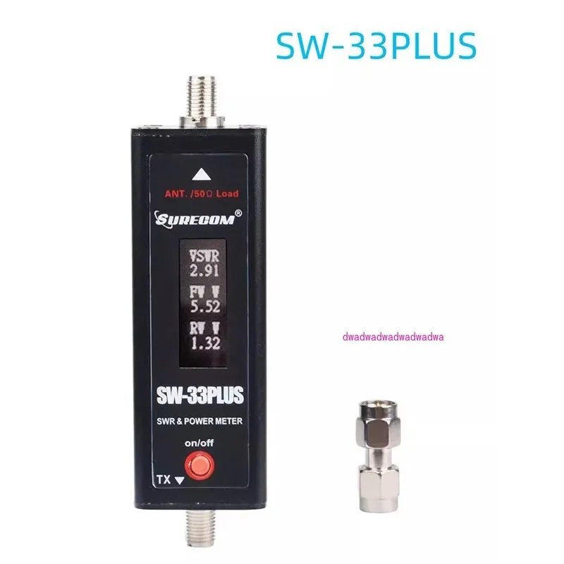 

NEW SW-33 Digital VHF/UHF 125-525MHz Power & V.S.W.R Meter FOR walkie talkie two way radio HAM