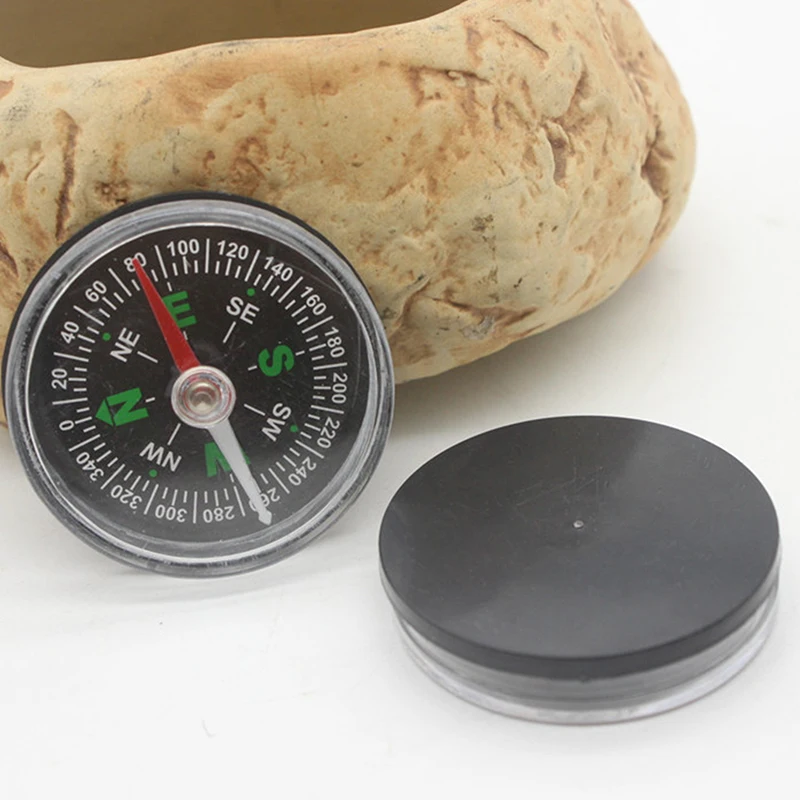 Picture 3: New 1/2pcs 42mm Camping Hiking Compass  Portable Handheld Compass Survival Practical Guider Outdoor Camping Survival Compass