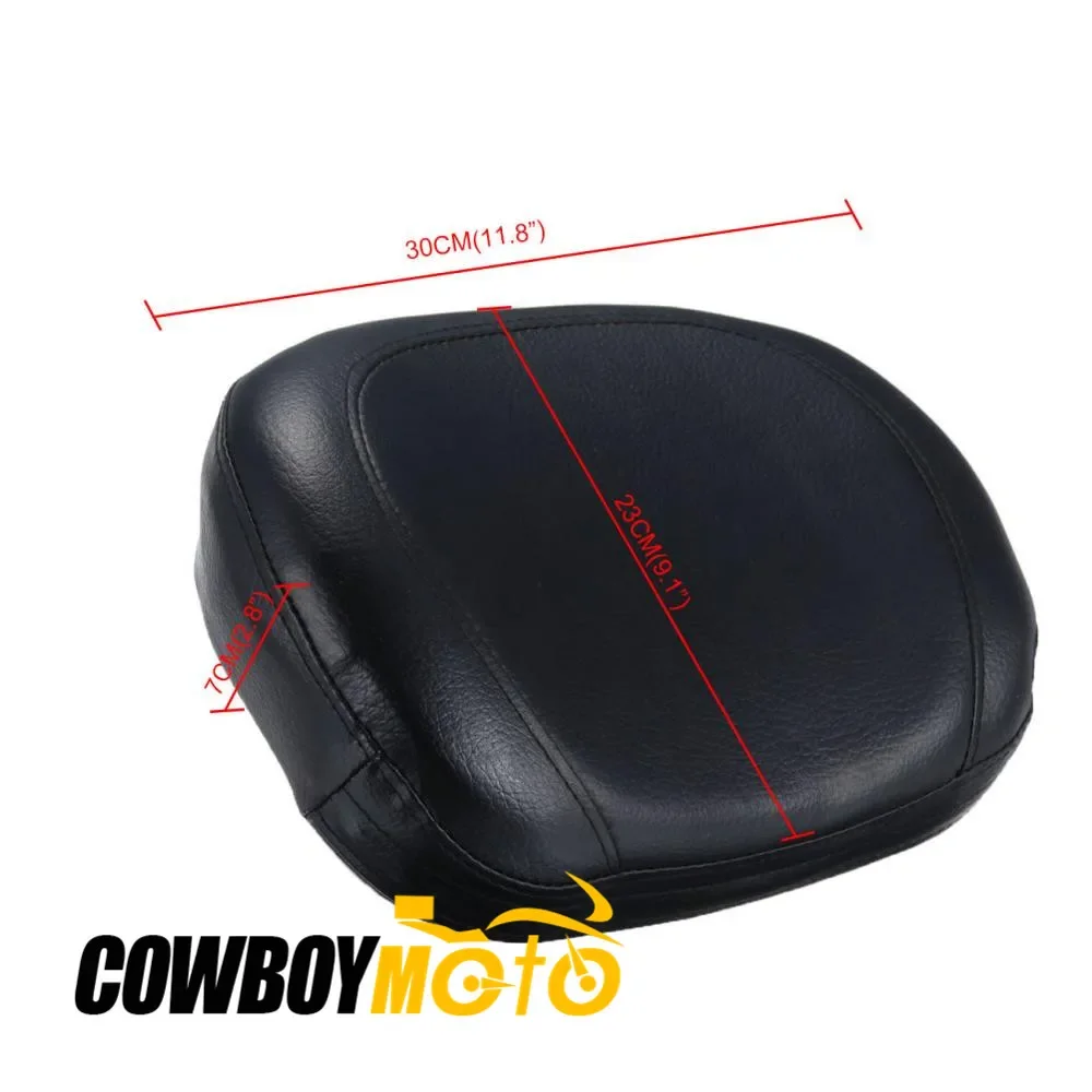 二輪車用ユニバーサル合成皮革背もたれクッション,ハーリーチョッパー,ツーリング,クルーザー,カスタムバイク,ホンダ,スズキ,ヤマハ用