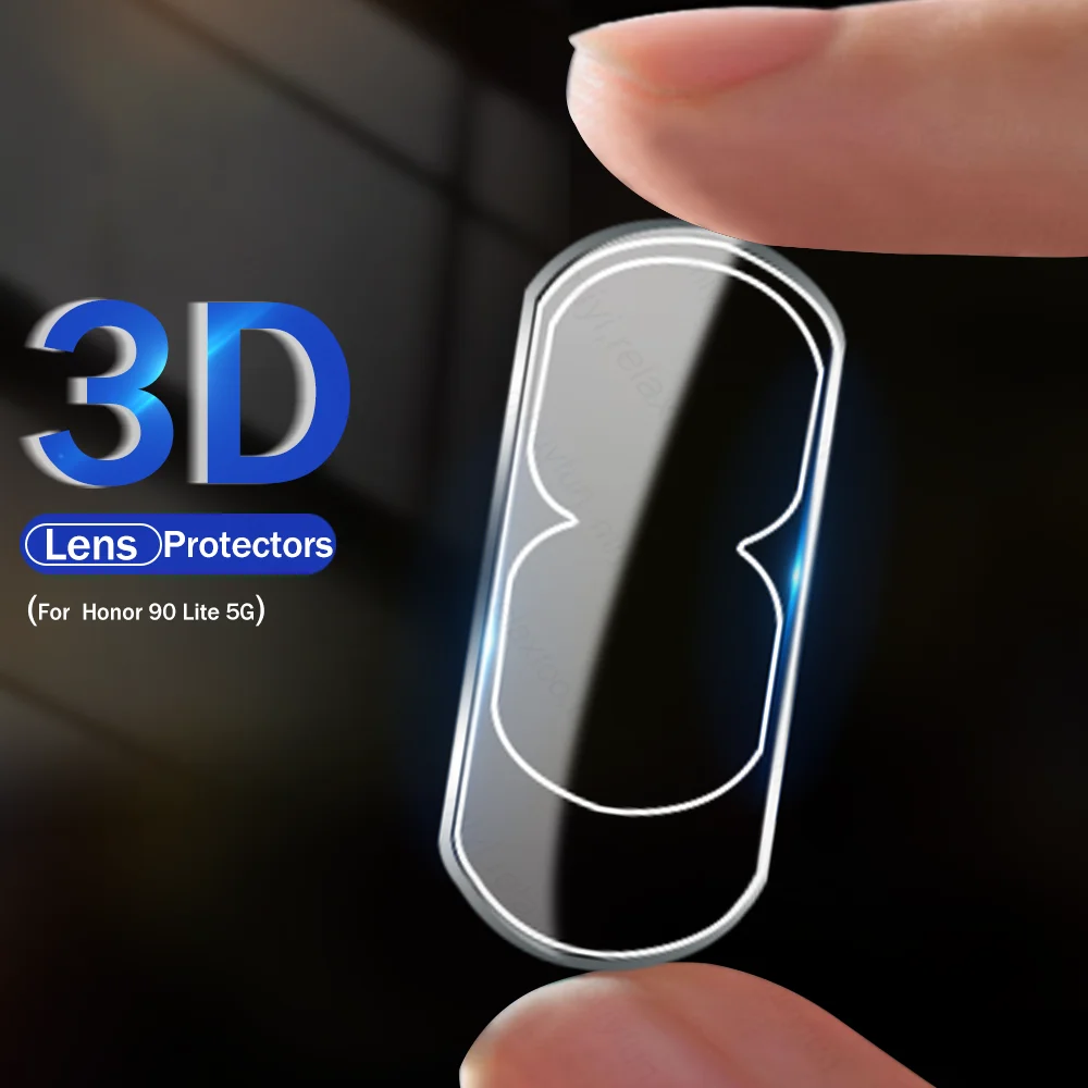 HD Camera Protector Case For Honor 90 Lite 5G 3D Tempered Glass Lens Cover On Xonor Honar Honer 90Lite Light 5G 2023 6.7