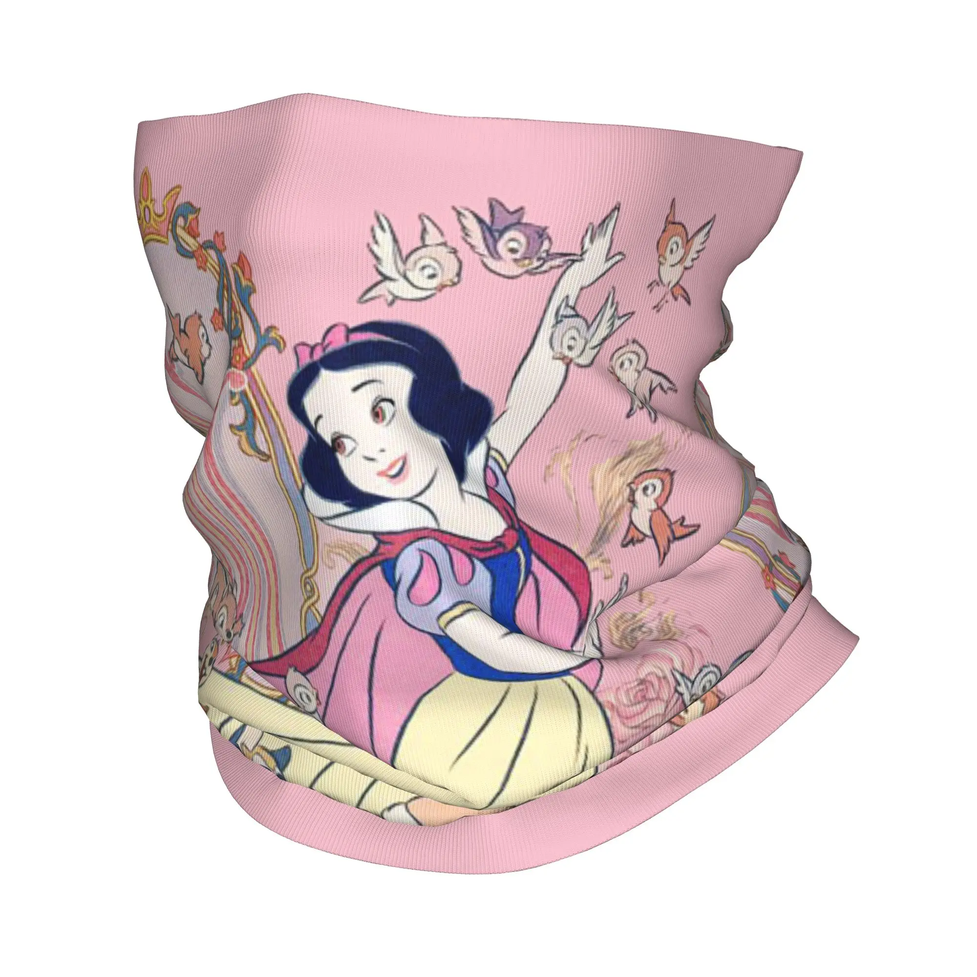 

Custom Movie Snow White And The Seven Dwarfs Figure Bandana Winter Neck Women Windproof Wrap Face Scarf Ski Gaiter Headband