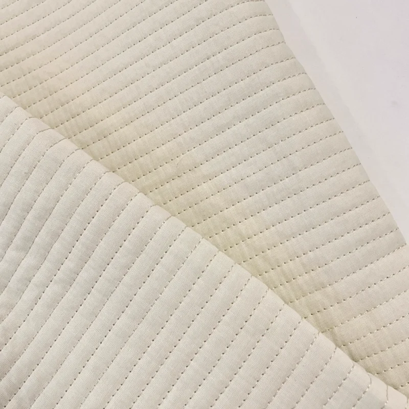 

White cotton fabric for clothing, bed sheets, tablecloths, throw pillows, diy polyester fabric