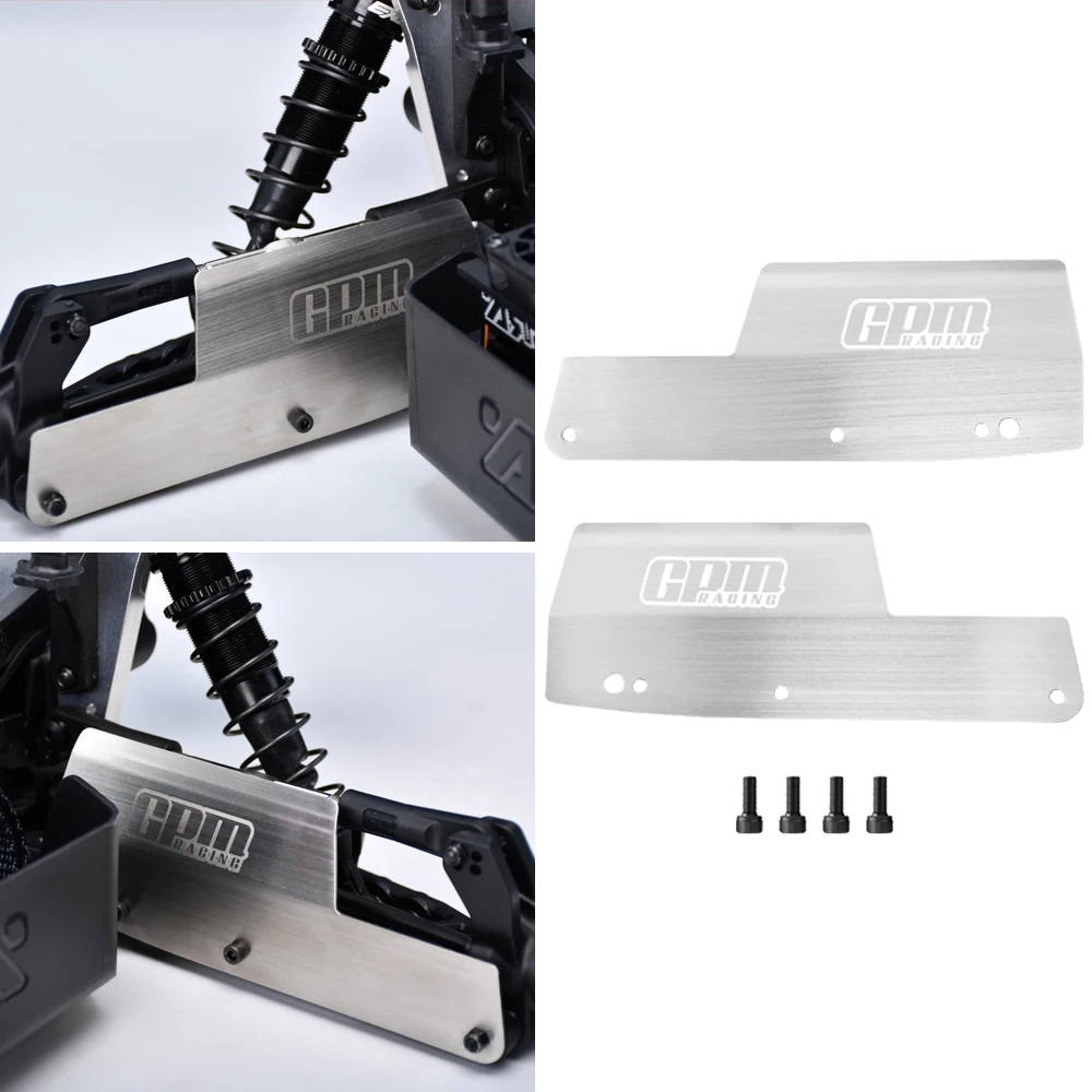 

GPM Metal Stainless Steel Rear Mud Guards for ARRMA 1/7 FIRETEAM BIG ROCK 1/8 KRATON OUTCAST NOTORIOUS EXB V5 V6 6S BLX RC Car