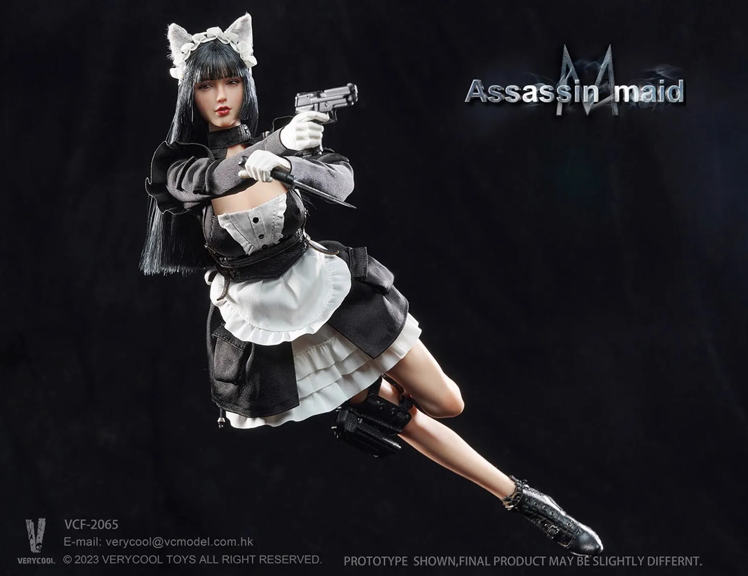 Original VERYCOOL VCF-2065 1/6 Female Soldier   Assassin Assassinates Maid Full Set 12Inch Action Figure Model Collectible - view 2