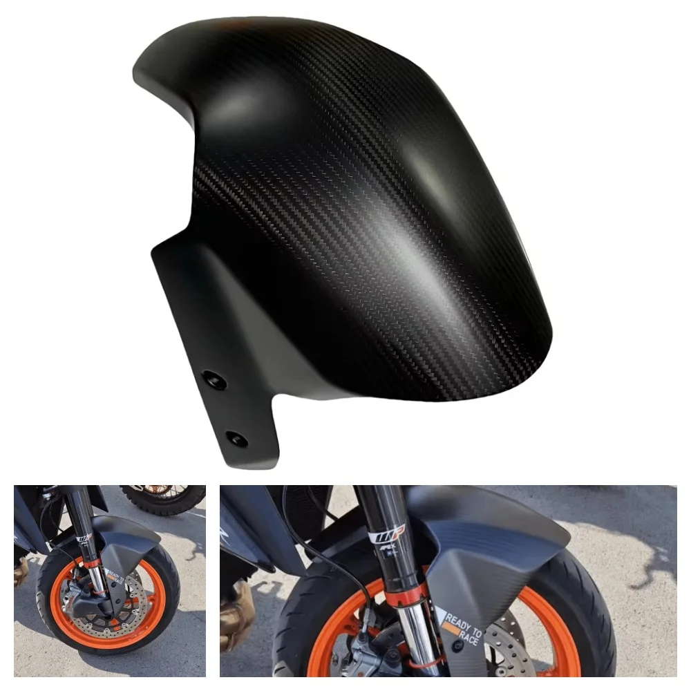

For KTM SUPERDUKE 1290 R Super Duke R 2017-2023 2022 carbon fiber motorcycle front fender splash proof water wheel fender fairi