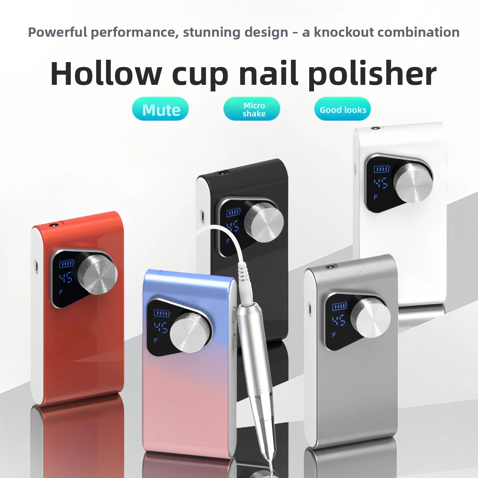 Coreless Motor Nail Remover, Electric Nail Grinder, Multifunctional Dead Skin Removal Manicure Tool