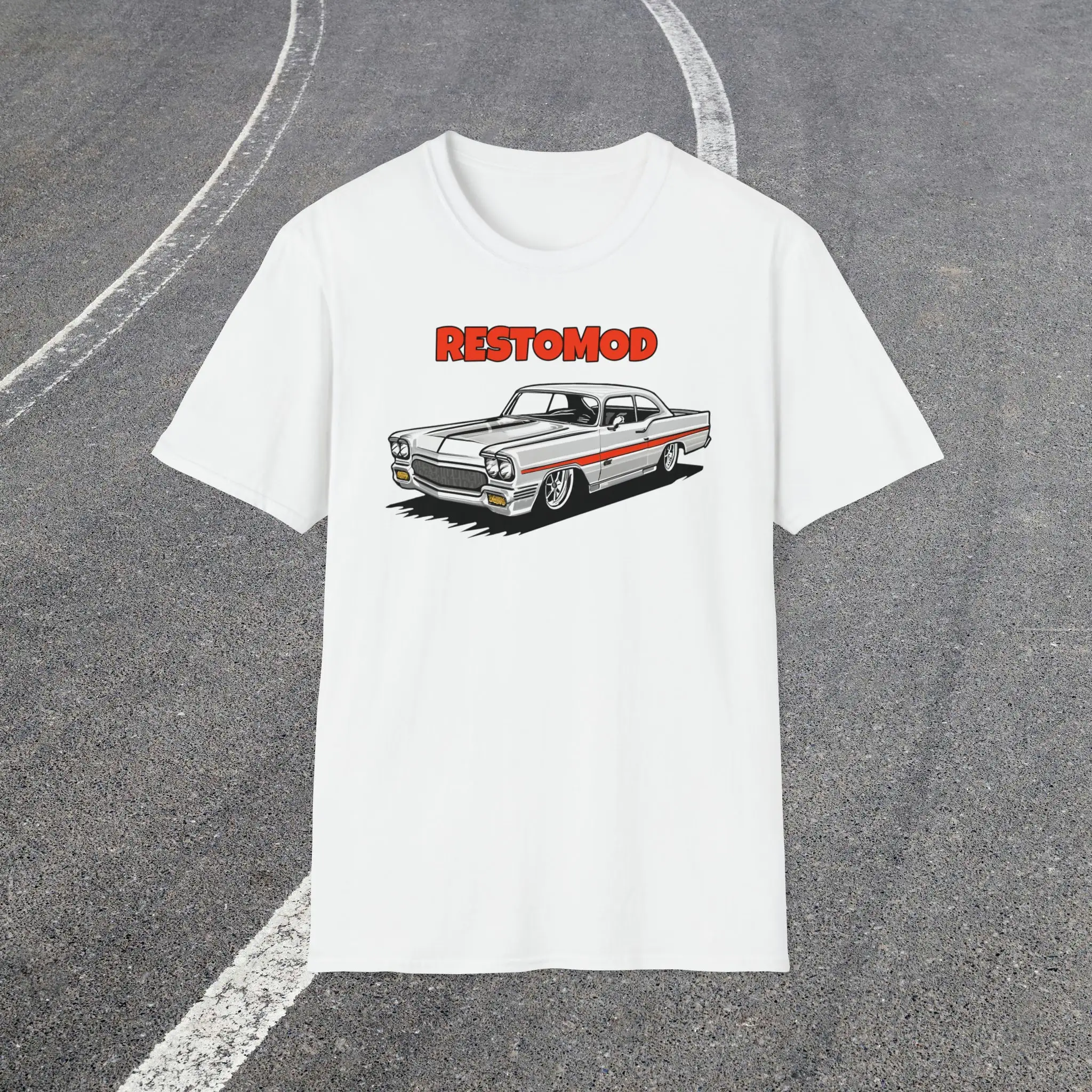 Classic Restomod Streetrod Prostreet Musclecar Custom Car Soft Style T Shirt