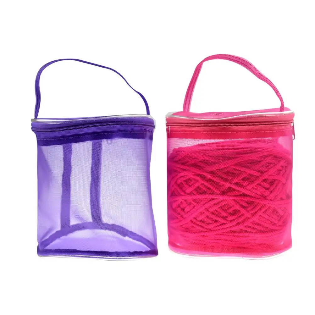 

Red Storage Knitting Yarn Organizer Portable Tote Large Capacity Natural Material Perfect Tote Organizer for Home Travel