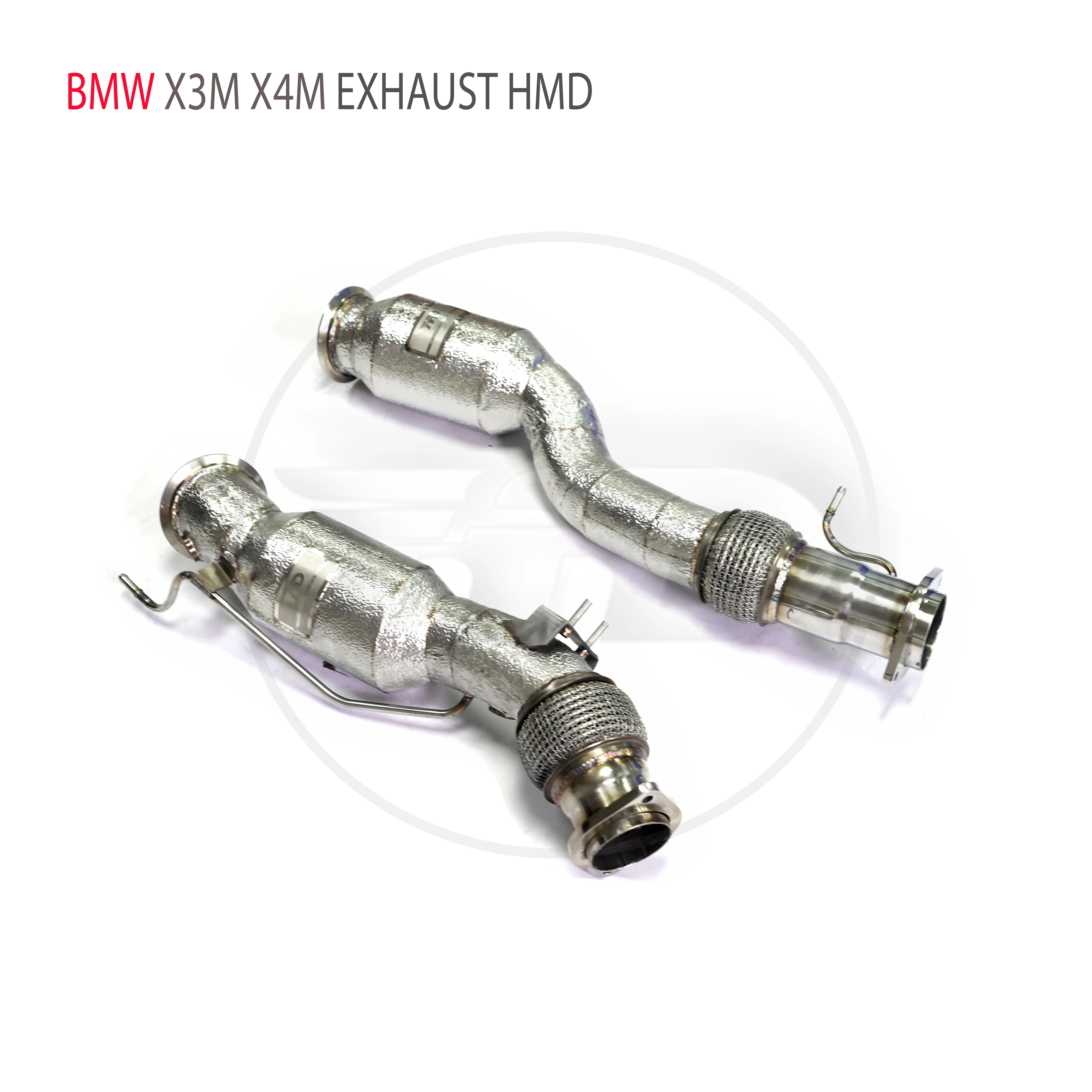 

HMD Exhaust System High Flow Performance Downpipe for BMW X3M X4M F97 F98 S58 Engine 3.0T Car Accessories With Catalytic