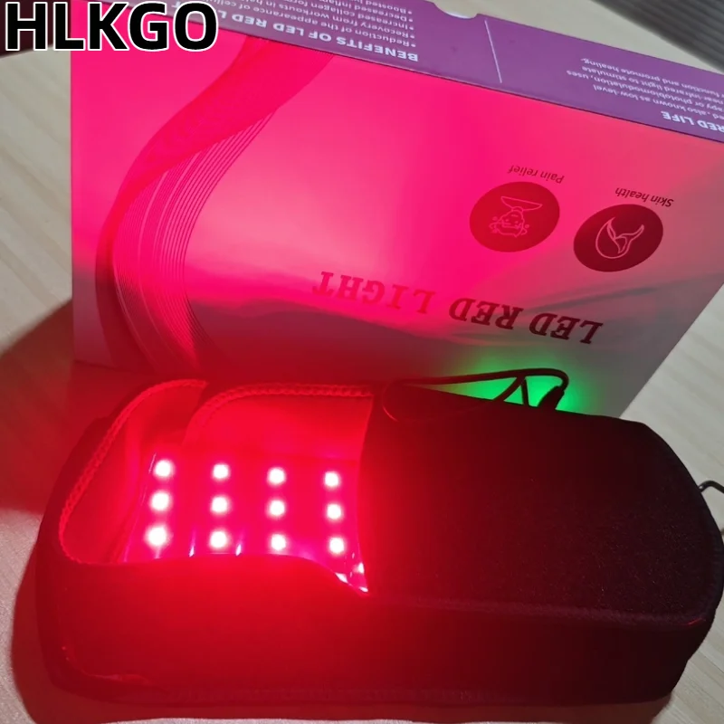 Medical Grade 880nm Red Light Therapy Slipper, 90pcs LEDs Near Infrared Pad for Neuropathy Foot Pain Relief