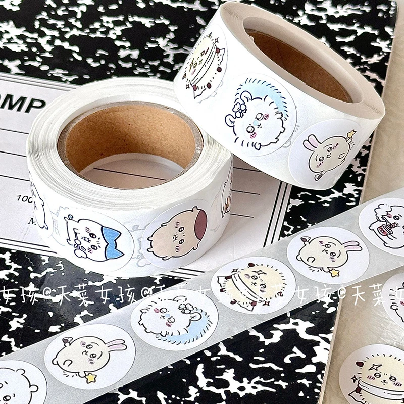 Chiikawas Stickers Kawaii  Hachiware Usagi Anime Cartoon Adhesive Tape Stickers Girl Hand Account Book Decorate Gift